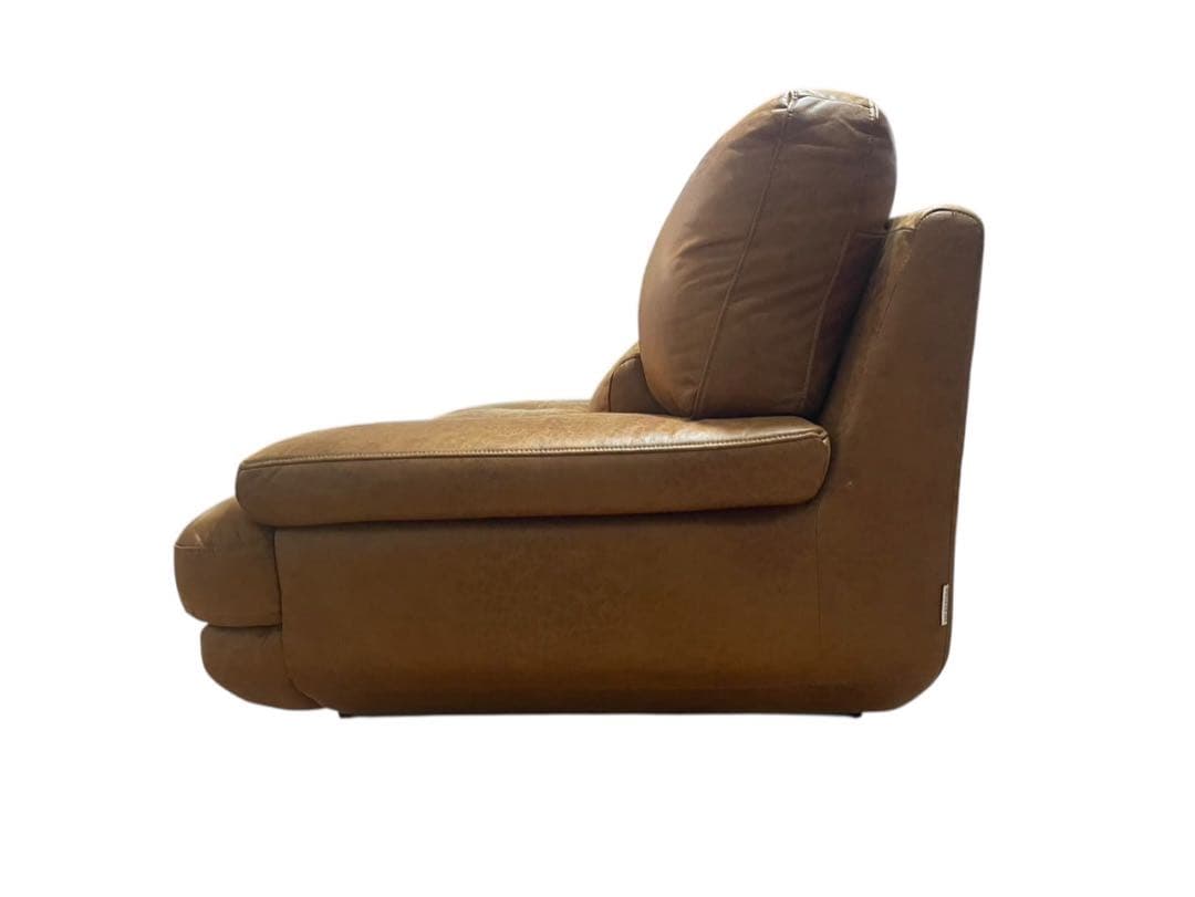 ◯②【極美品】RELAX FORM コーナーソファ レザーテックス キャメル