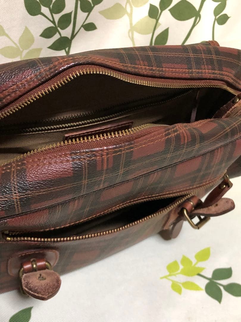 メ(^ ^)y【美品】ポロラルフローレン ヴィンテージ バッグ チェック タグ