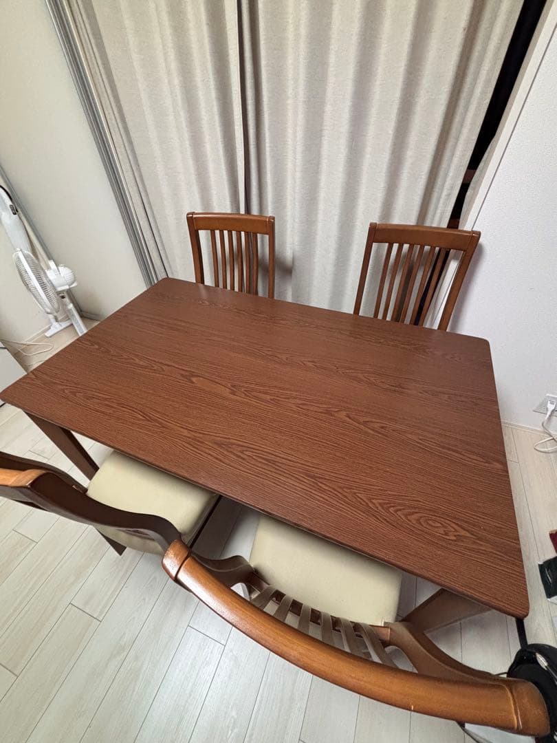 ※Sky様用【直接取引】ニトリ インテール2 MBRテーブル&チェア4脚セット