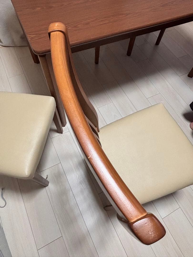 ※Sky様用【直接取引】ニトリ インテール2 MBRテーブル&チェア4脚セット