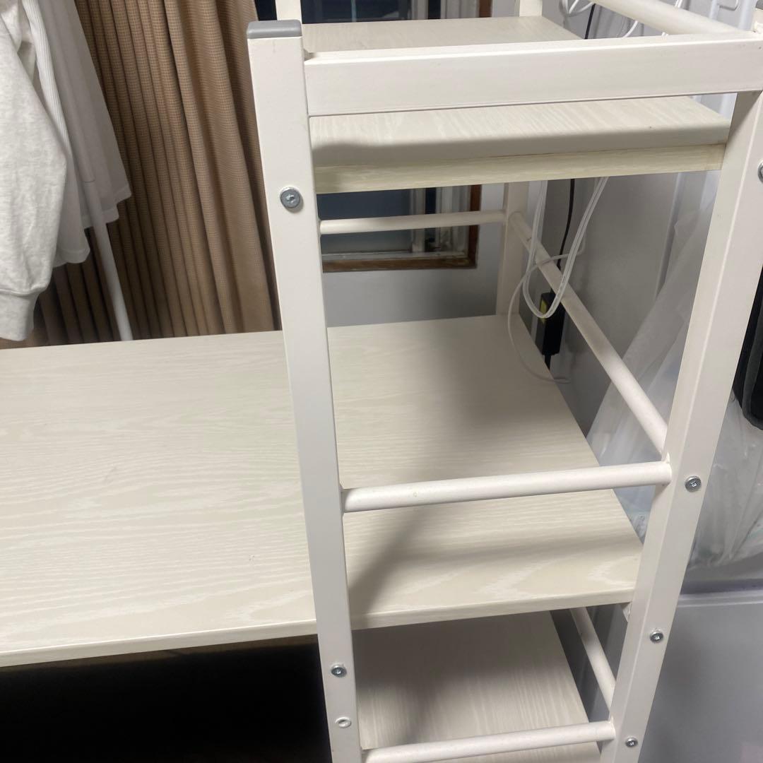 システムデスク 3段棚付き (ザッキー 110 WW)