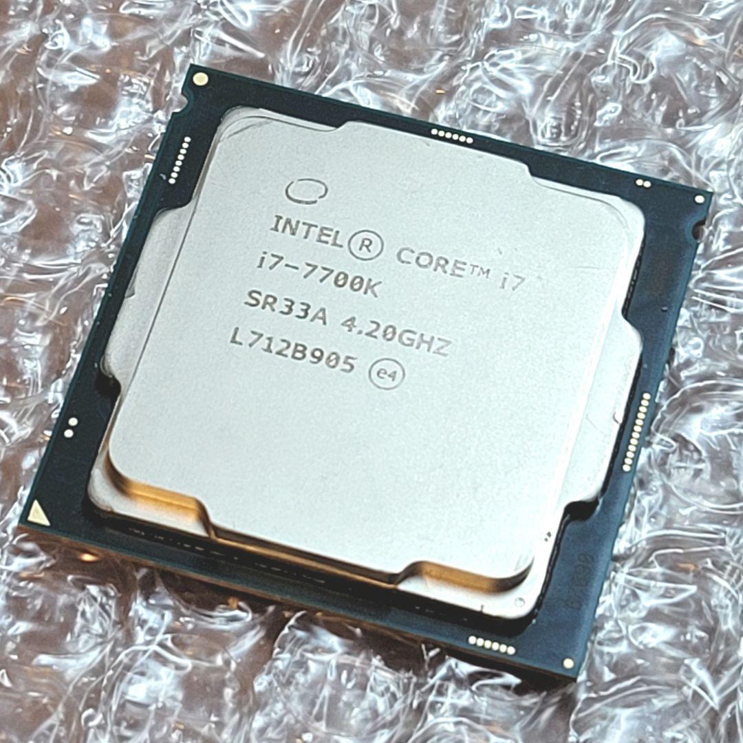 【動作確認済み】intel Core i7 7700K 第7世代 4.20GHz