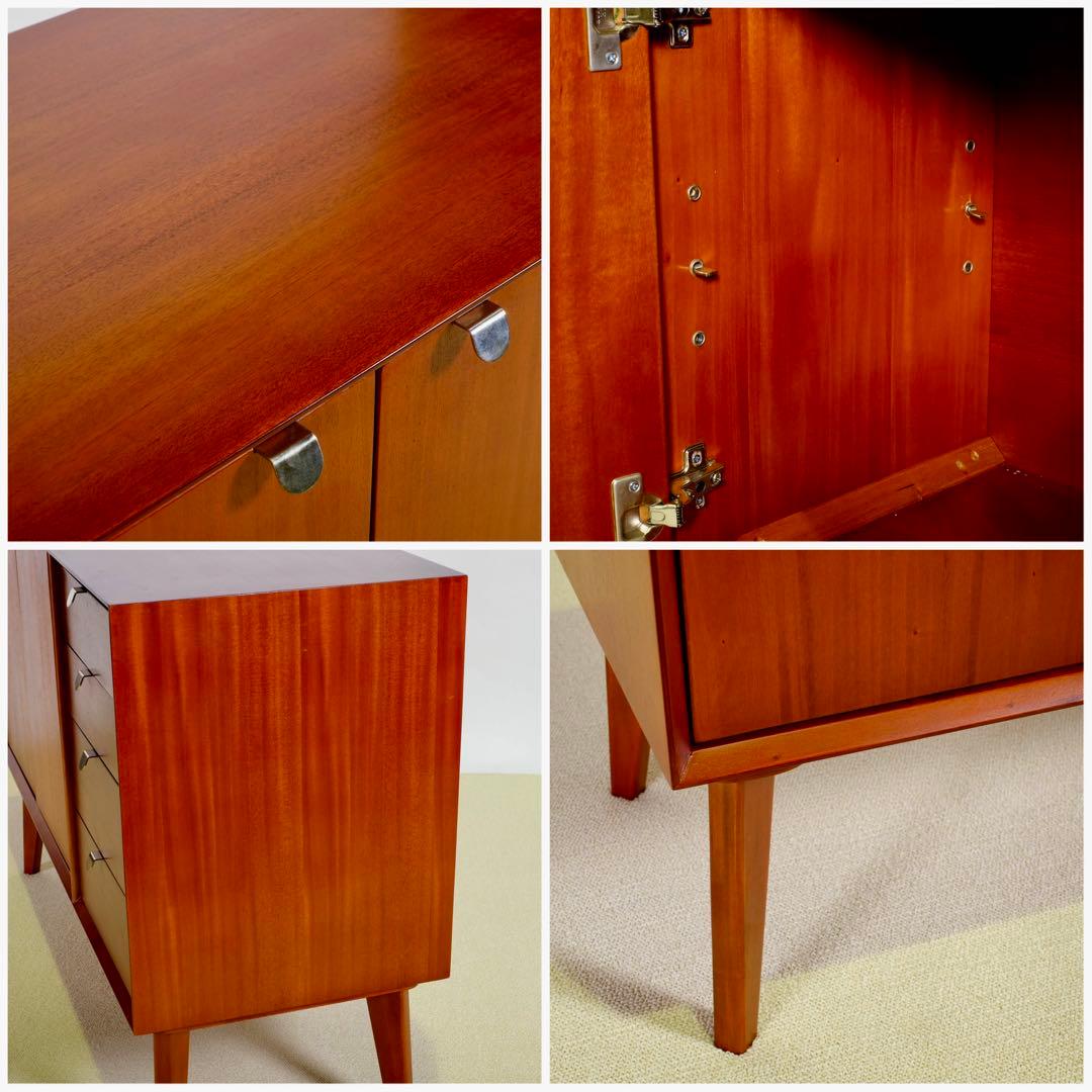 M 新品 北欧 リビングボード キャビネット リビング収納 本棚 飾り棚 天然木