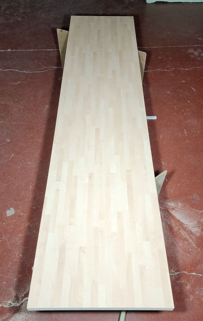 輸入 ヨーロッパ製メラミン カウンターパネルメイプル(2548×600×40㎜)