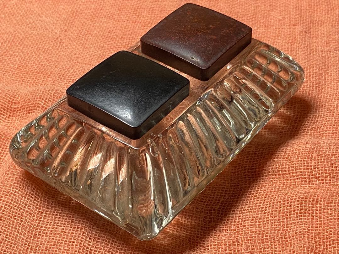 アンティーク　硝子製インク瓶