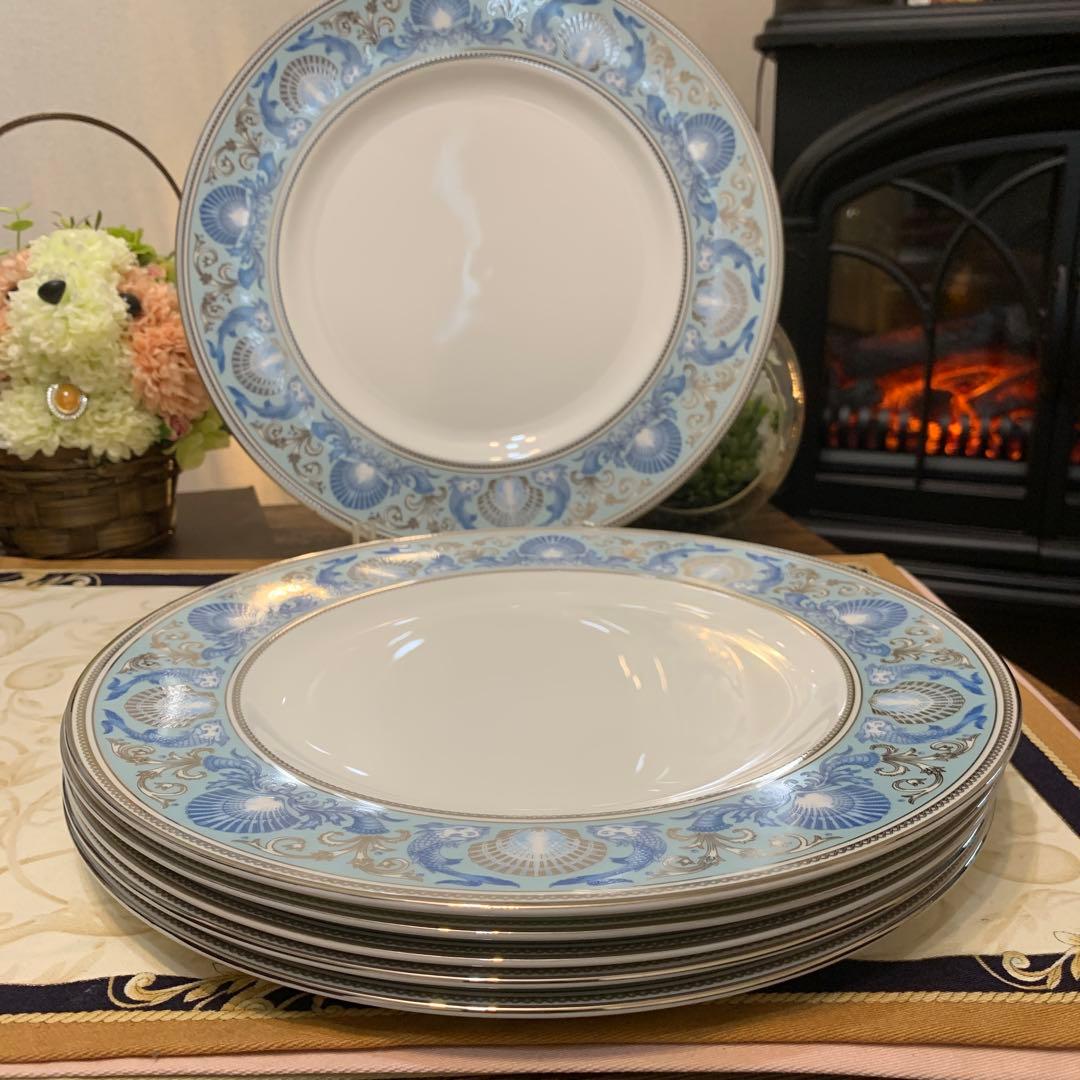 希少　ウェッジウッド ドルフィン　プレート　27cm ディナープレート　6枚