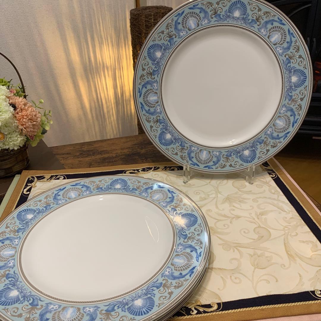 希少　ウェッジウッド ドルフィン　プレート　27cm ディナープレート　6枚