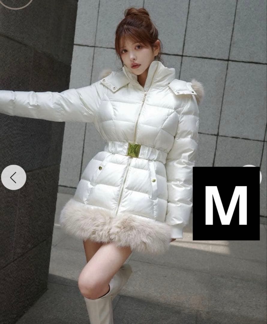 最終値下げ！RANDY カービーファーダウンジャケット IVO M