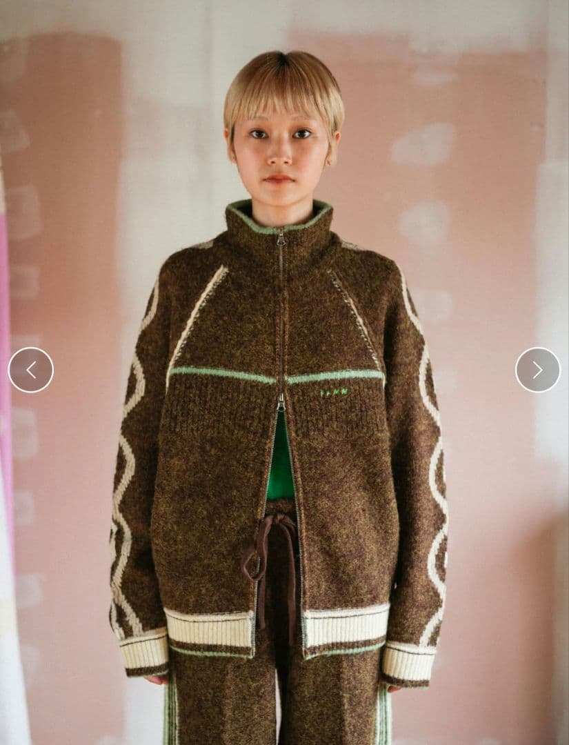 白*堂様 PAMM ニットトラックジャケット　セットアップ