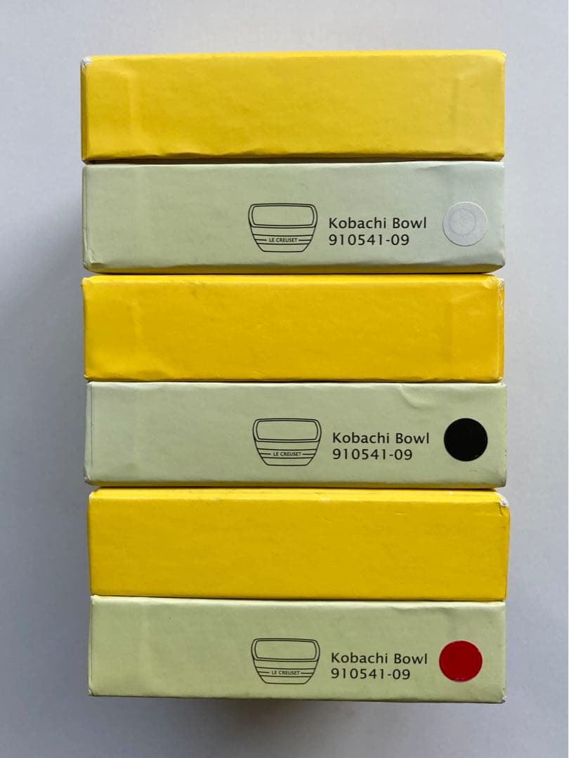 新品 ルクルーゼ 小鉢 コバチボウル スクエア 角型 3個セット 皿 食器