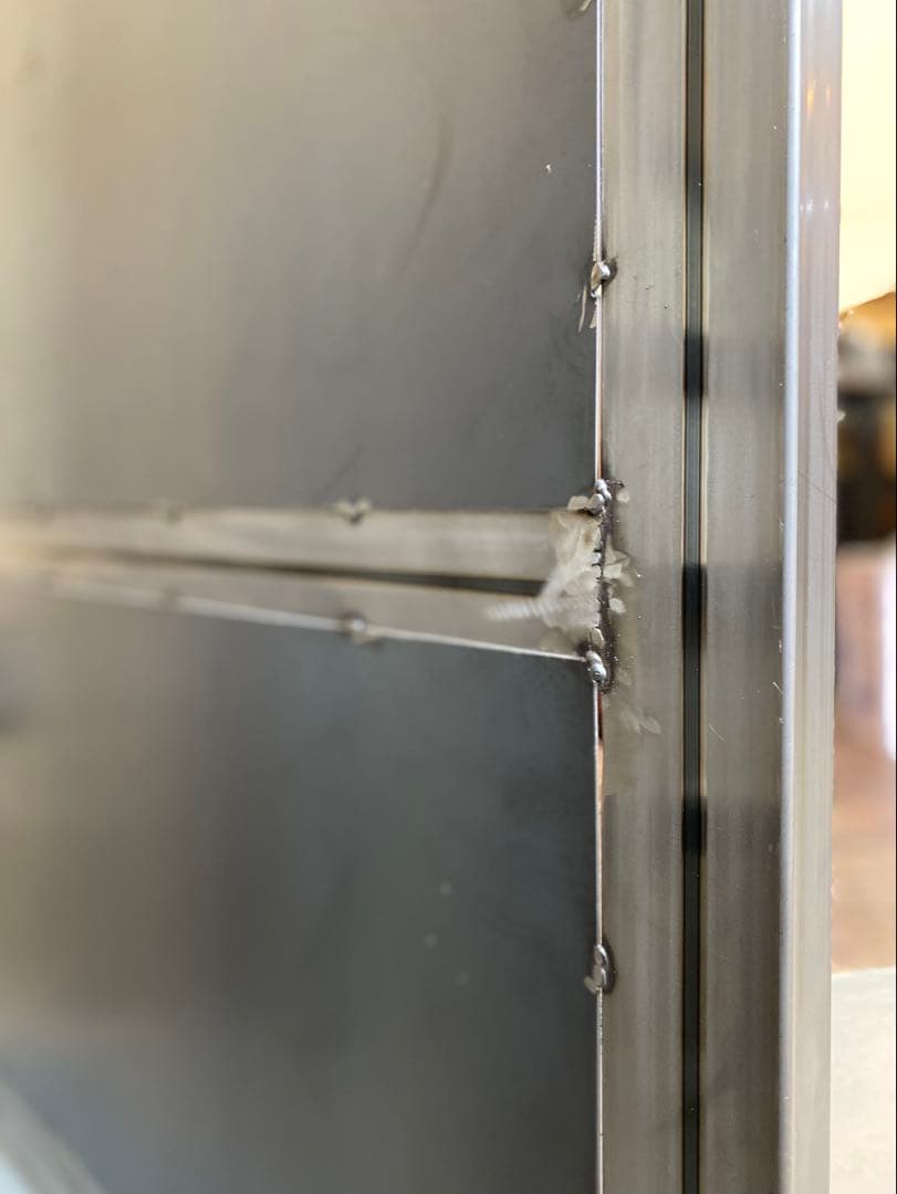 貴重　特別価格　鉄扉　アイアンドア　インダストリアル　防犯　扉　外枠付き