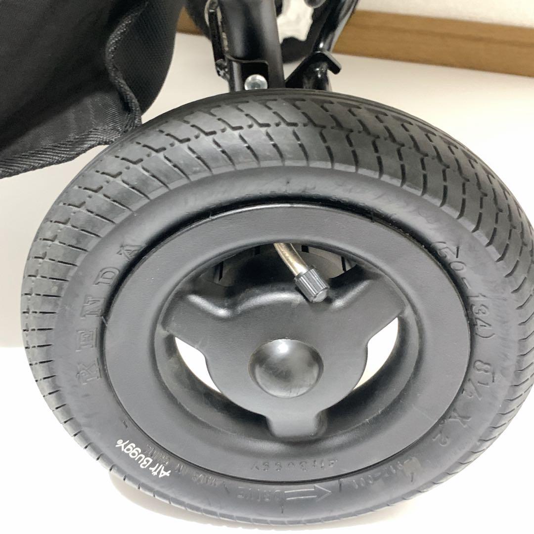 AirBuggy エアバギーココダブル 双子 2人乗りベビーカーレインカバー付