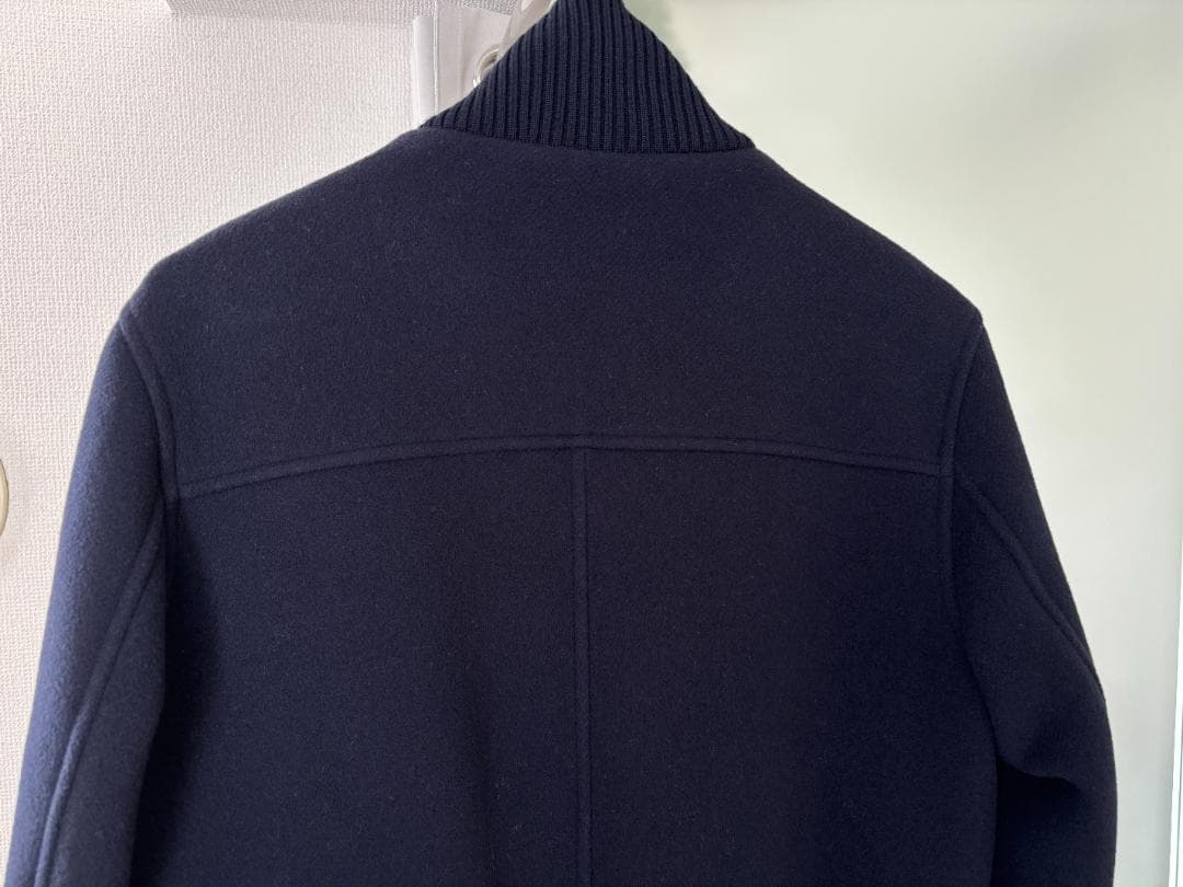 ＜美品＞SANDRO ウールジップジャケット ネイビー M