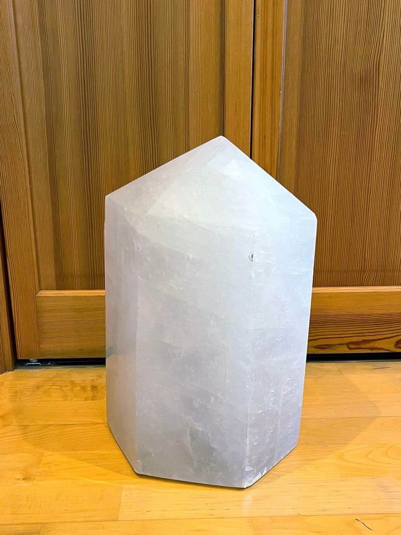 超巨大　水晶　六角柱　35キロ　巨大