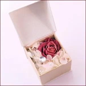 プリザーブドフラワー リングケース ピンク紫☆