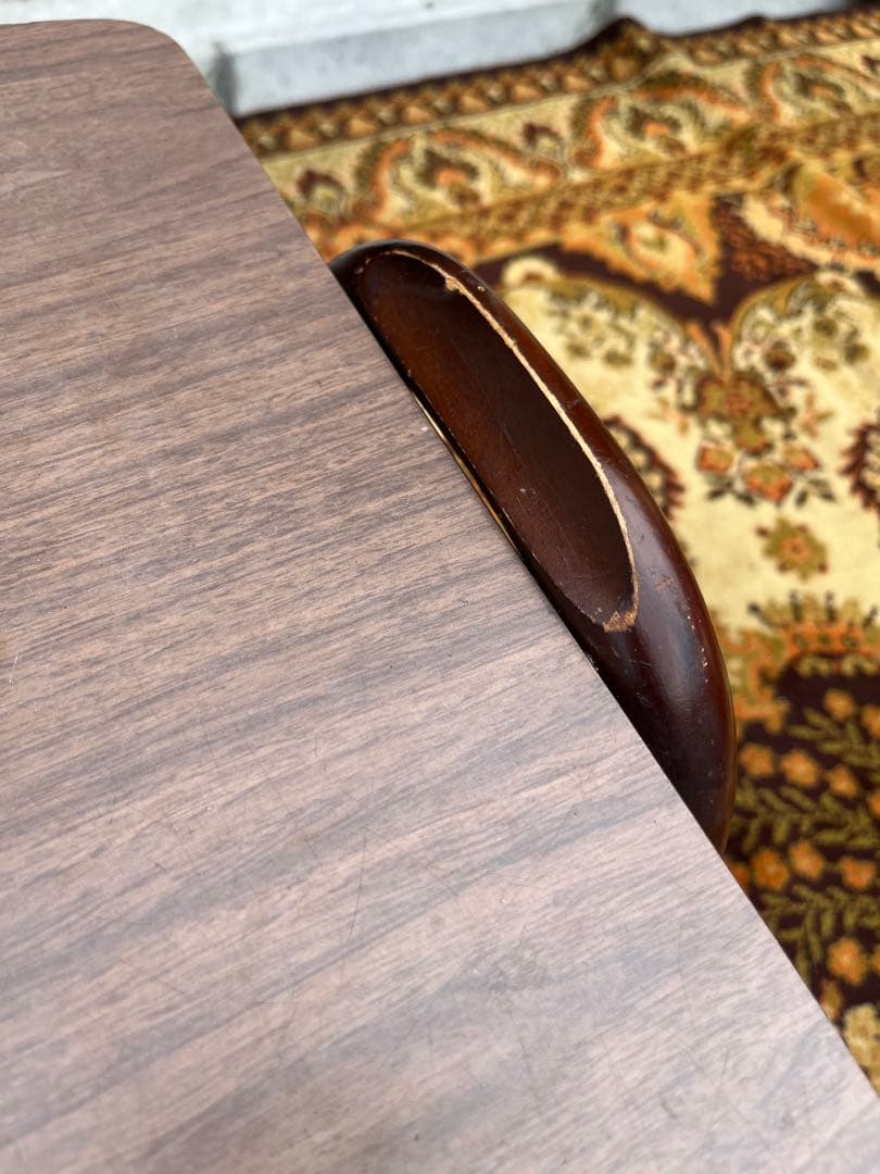 希少 HSK 飛騨産業 キツツキ アイガー サイドテーブル 昭和レトロ 当時物