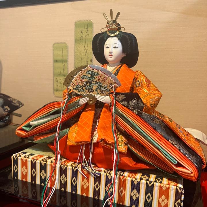 【値下げ】雛人形　7段飾り　漆塗り
