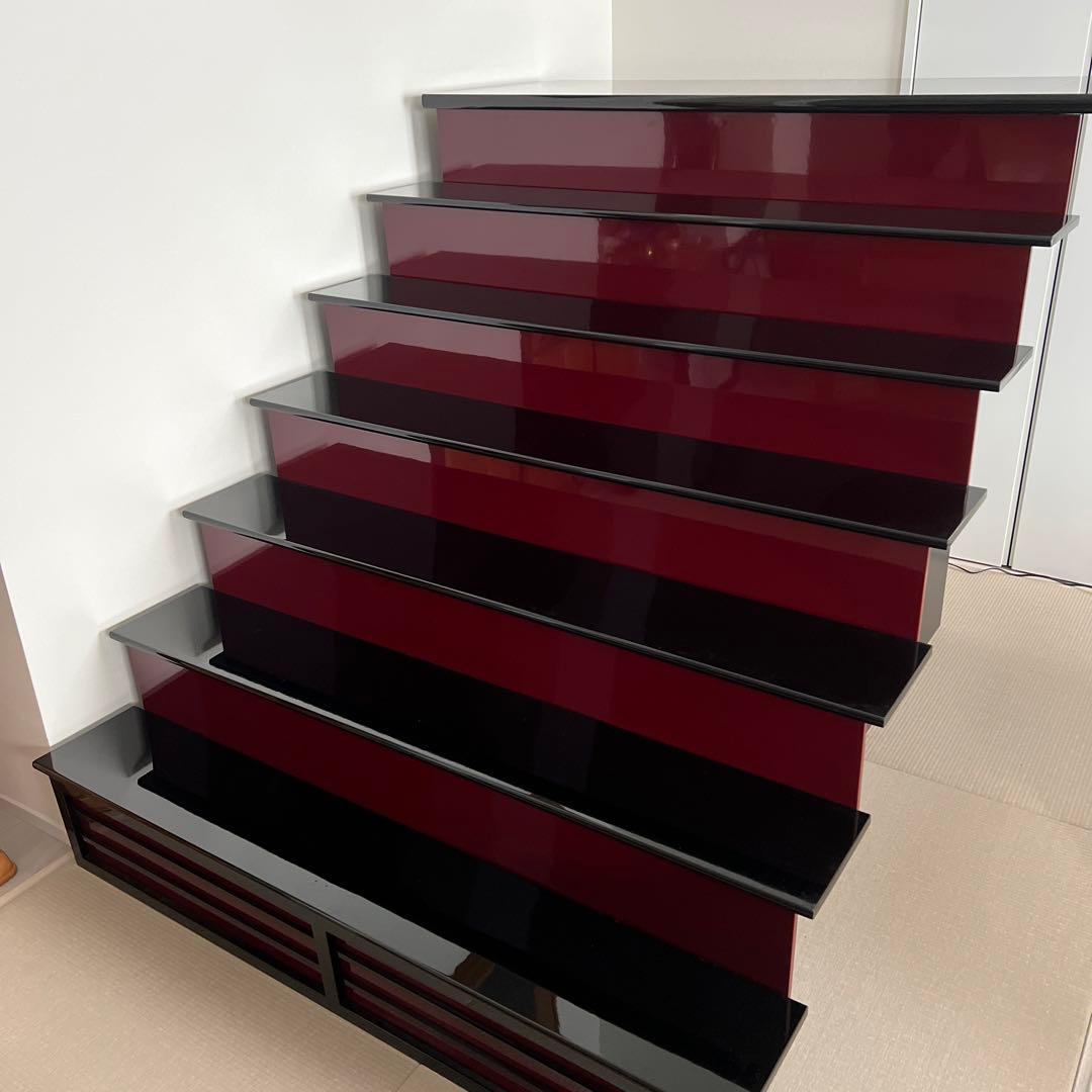 【値下げ】雛人形　7段飾り　漆塗り