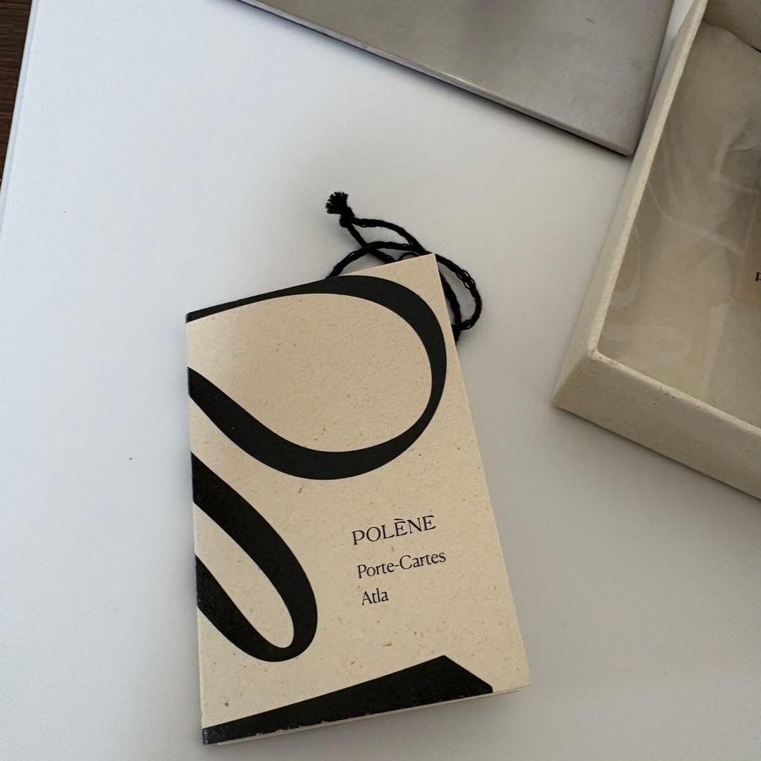☆極美品☆POLÈNE フラグメントケースAtla トリオトープ　カードケース黒