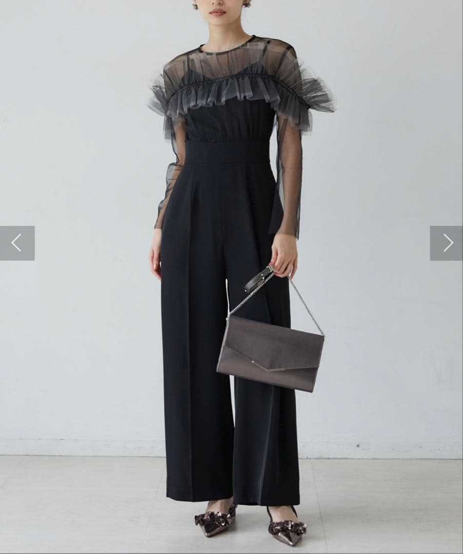 ラグナムーン／LADY フリルオフショルコンビ ネゾン