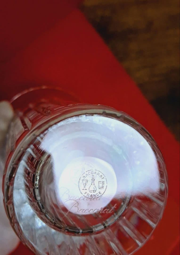 バカラ フローラ ビゾー フラワーベース 花瓶 一輪挿し ストレート型