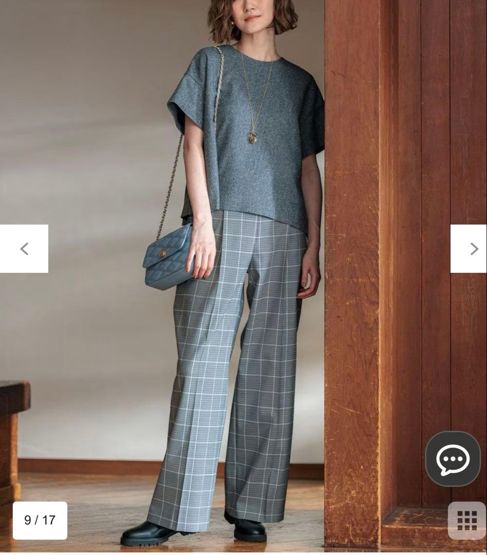 りーちゃん様23区 ツイーディーエトワール ブラウス 44 新品