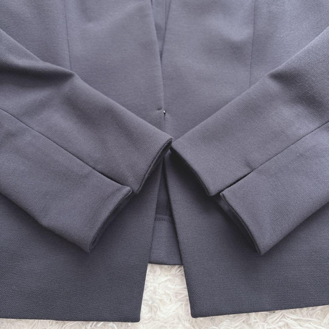 美品✨NEMIKA パンツスーツ ネイビー ストレッチ レリアン オケージョン