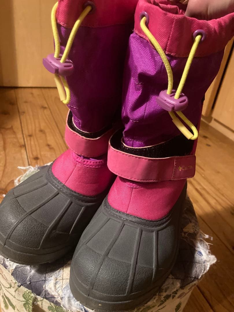 専用ROXY スキーウェア 130 スノボ 上下　腰履きパンツ ピンク系 キッズ