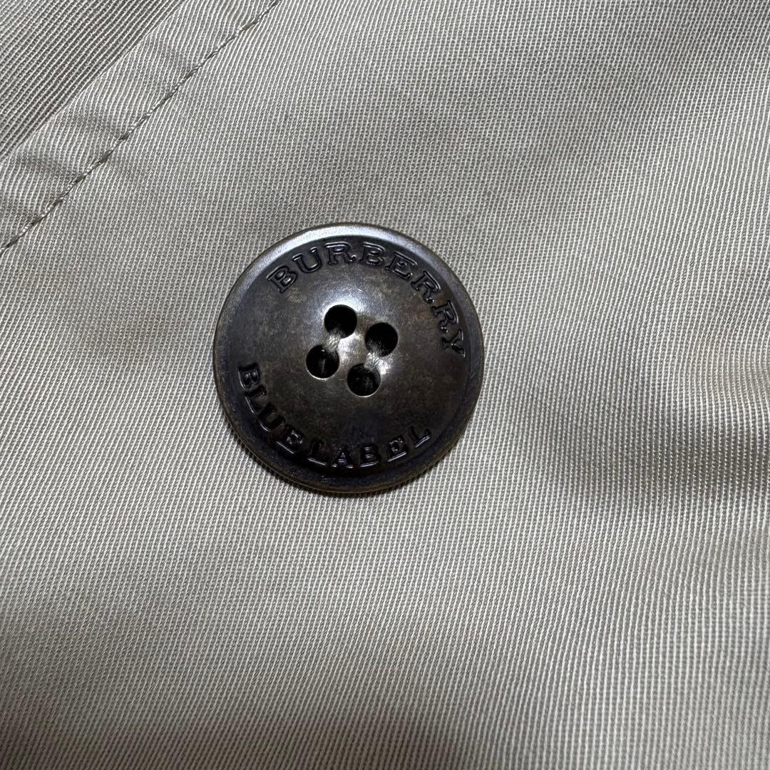 【大特価】 バーバリー ブルーレーベル トレンチ 36 ノバチェック