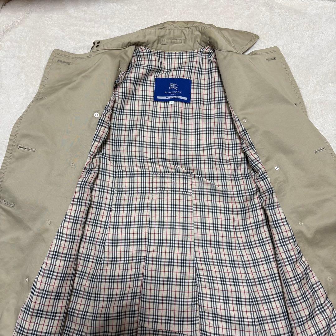 【大特価】 バーバリー ブルーレーベル トレンチ 36 ノバチェック