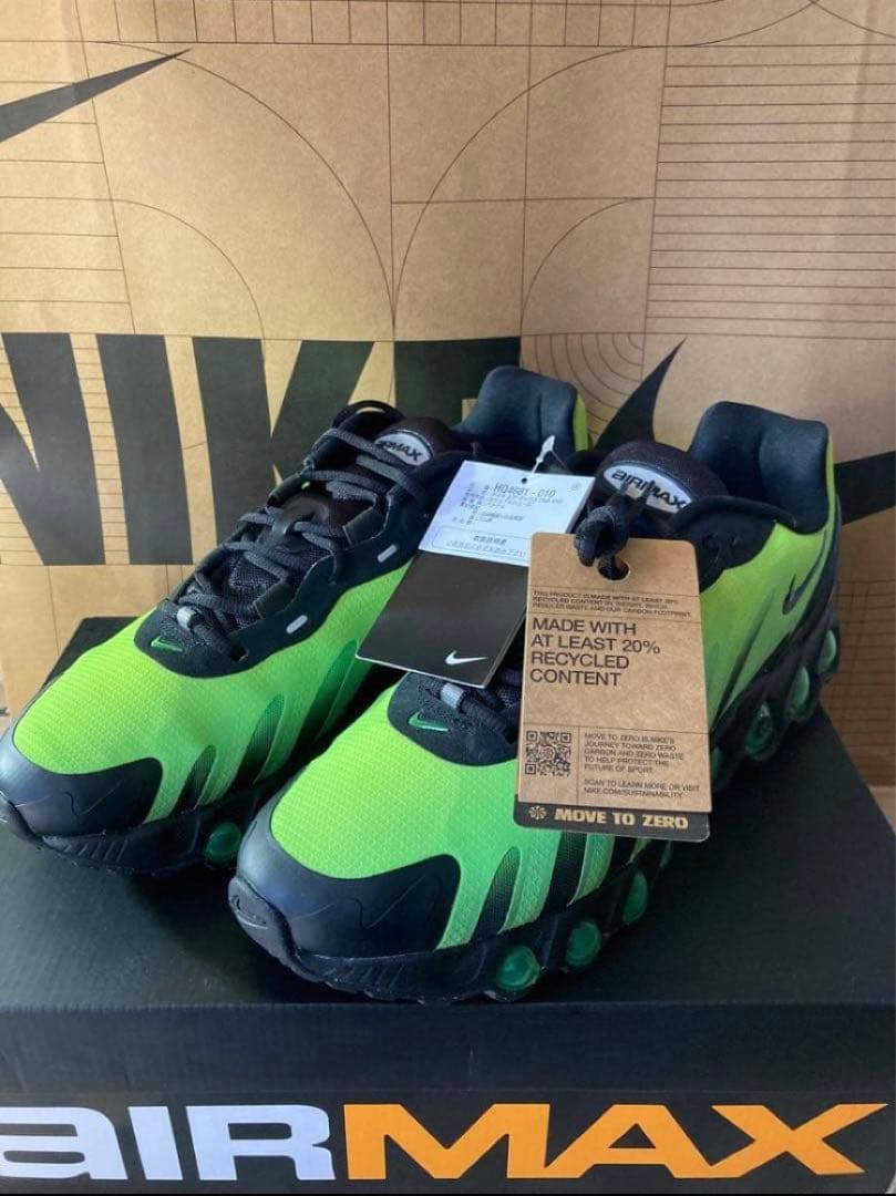 新品NIKE AIRMAX DN8 BLACK/BLACK-GREEN 29cm