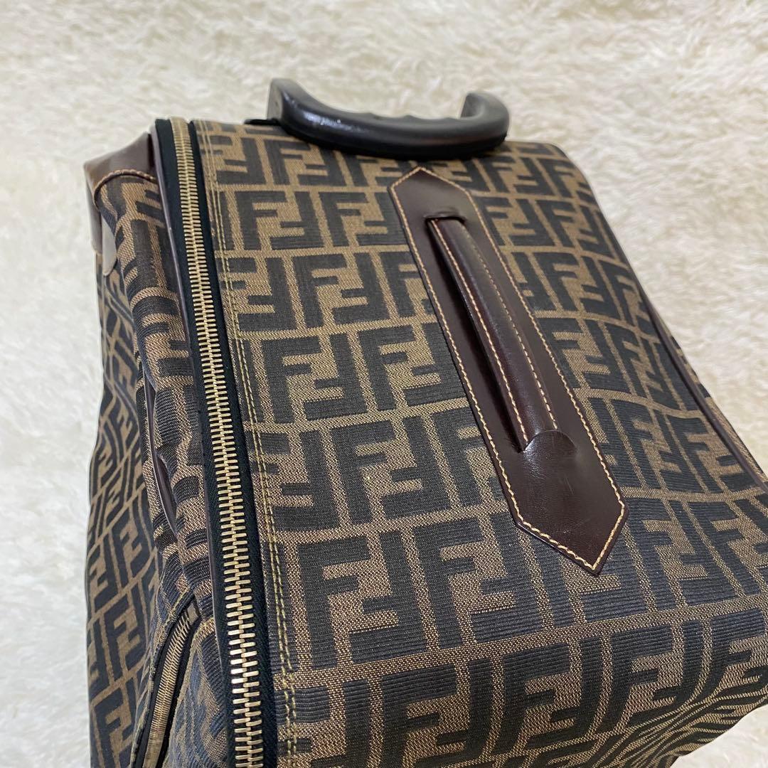 希少✨FENDI ズッカ柄 二輪キャリーバッグ 機内持ち込み スーツケース