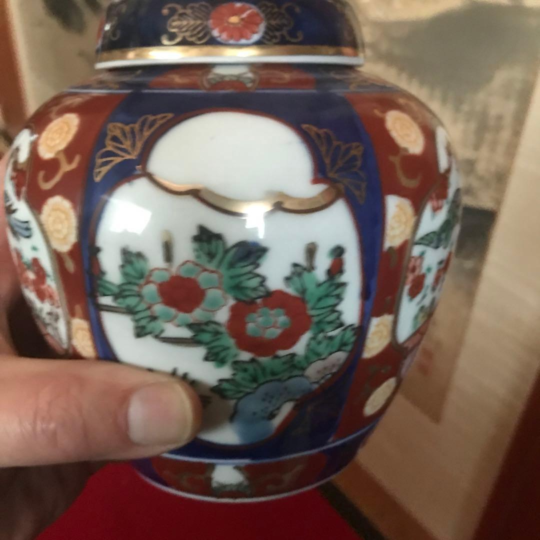 古伊万里焼 飴玉入れ 江戸期 骨董品