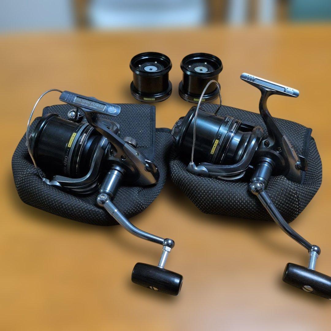 Shimano 06パワーエアロスピンパワー3号用　オーバーホール済み×2台
