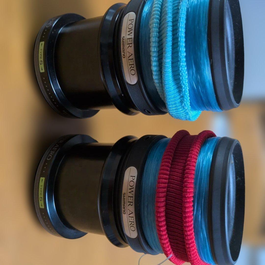 Shimano 06パワーエアロスピンパワー3号用　オーバーホール済み×2台