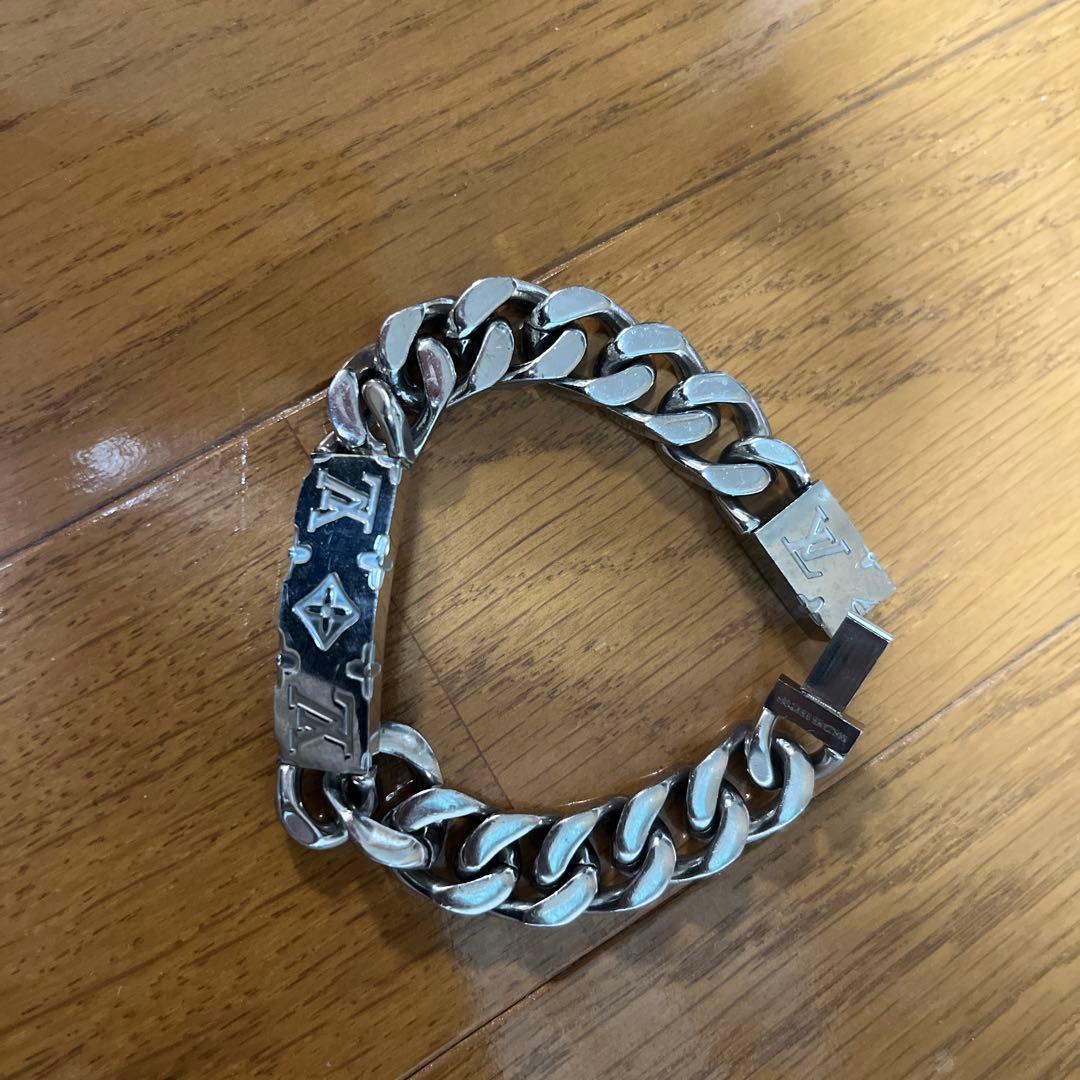 「値下可」ルイヴィトン　チェーンブレスレット　モノグラム　旧　M62486