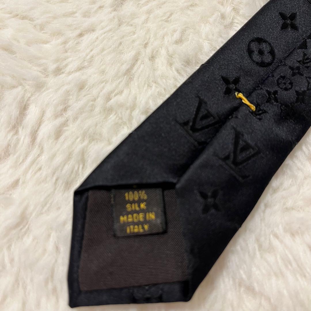 大人気！ルイヴィトン クラヴァットミックス モノグラム ネクタイ 光沢