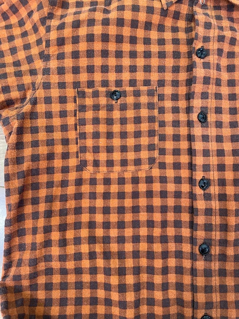 テンダーロイン　ネルシャツ Ｌサイズ　オレンジ　フランネルシャツ