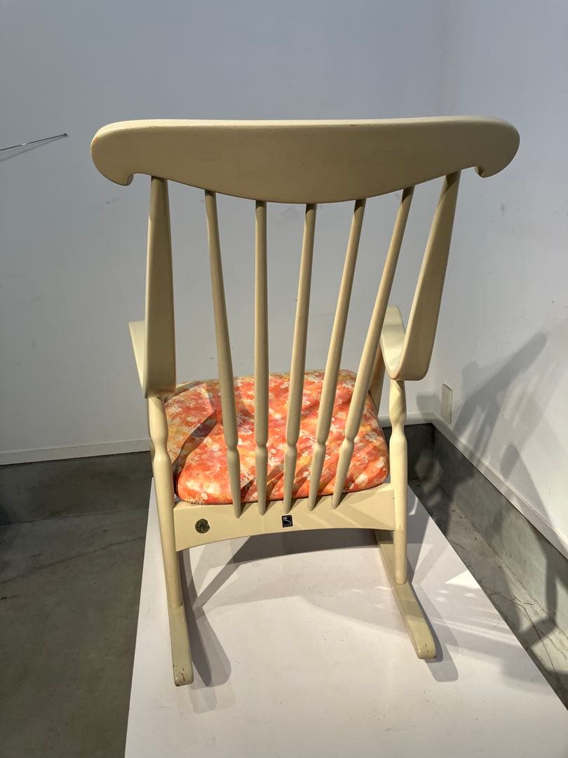 オールド、鳥取家具、ロッキングチェア、昭和レトロ、和モダン、キツツキ、日進木工、