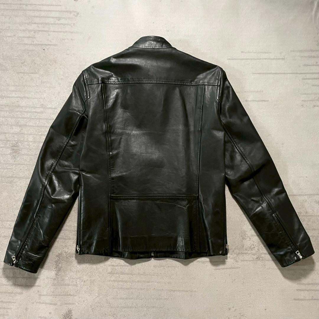 美品 Paul Smith 名作 馬革 シングルライダース M