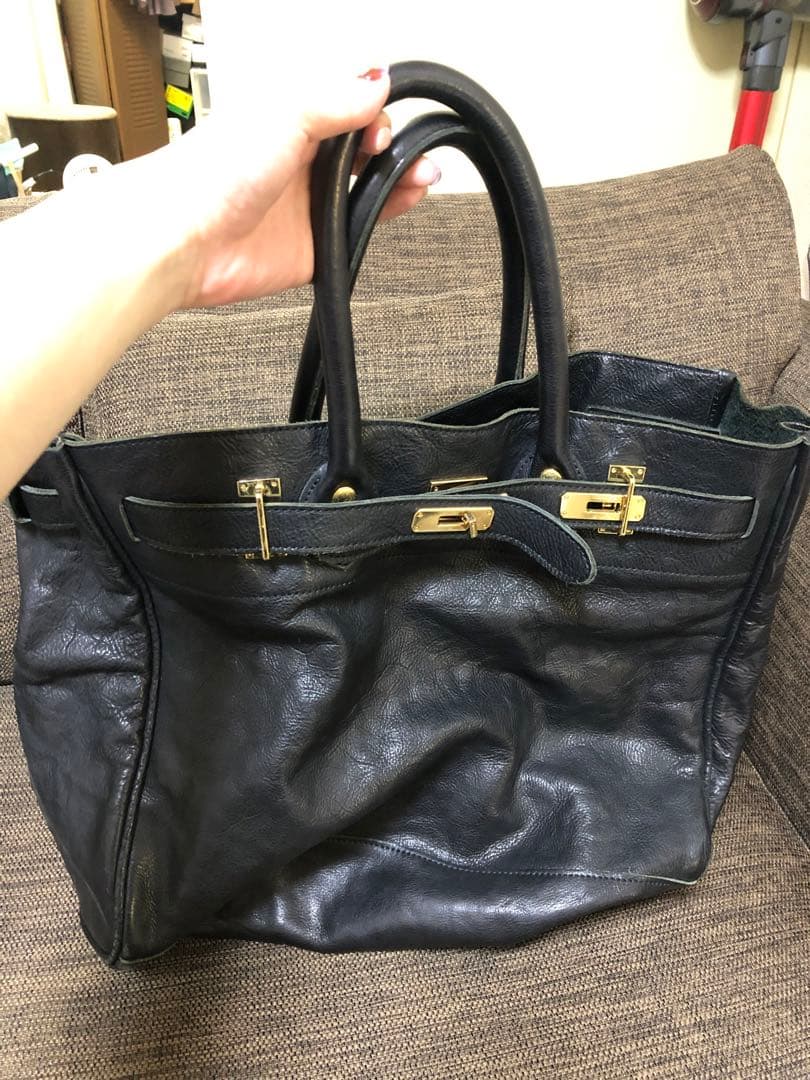 sita parantica BIGブラックトートバッグ