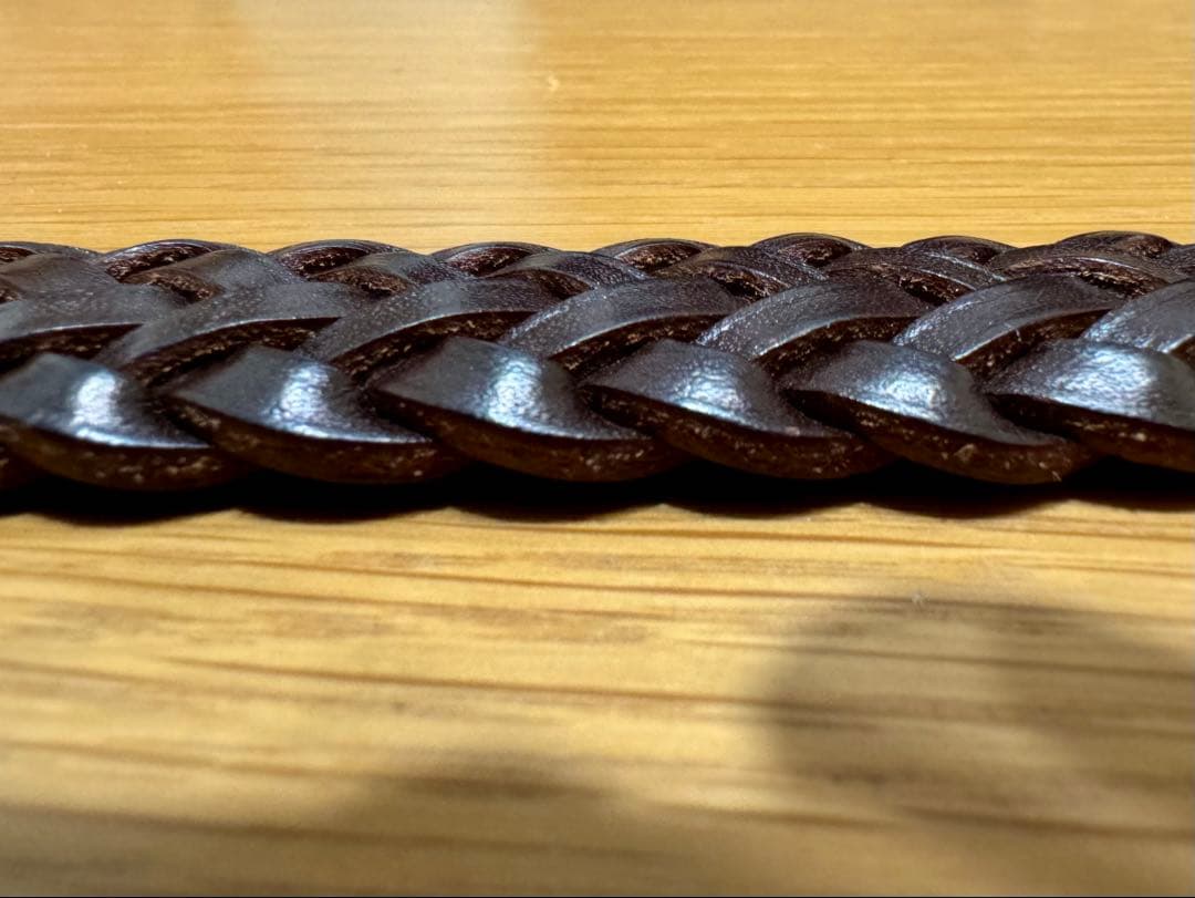 CHAMBORD SELLIER メッシュレザーベルト