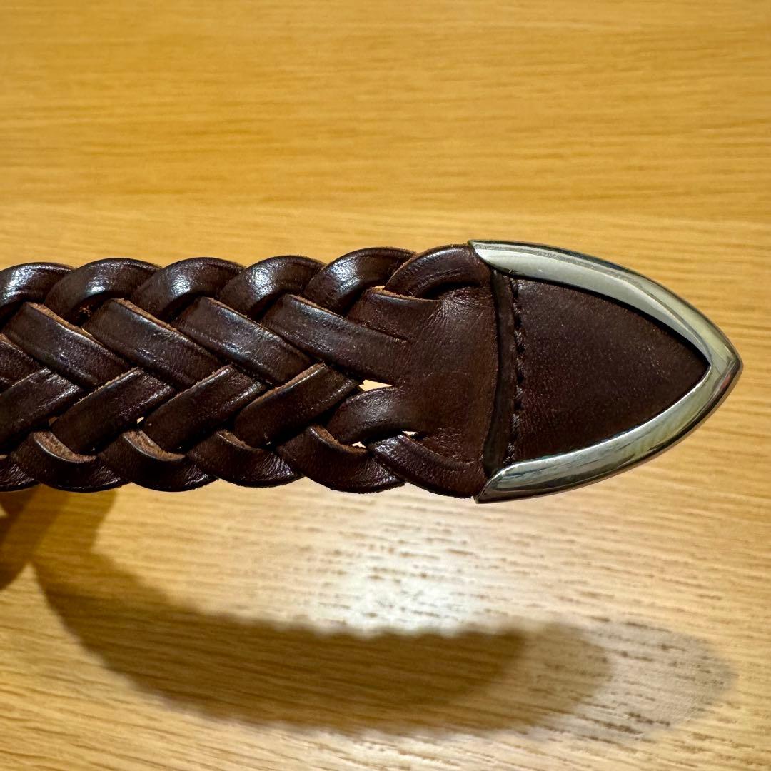 CHAMBORD SELLIER メッシュレザーベルト