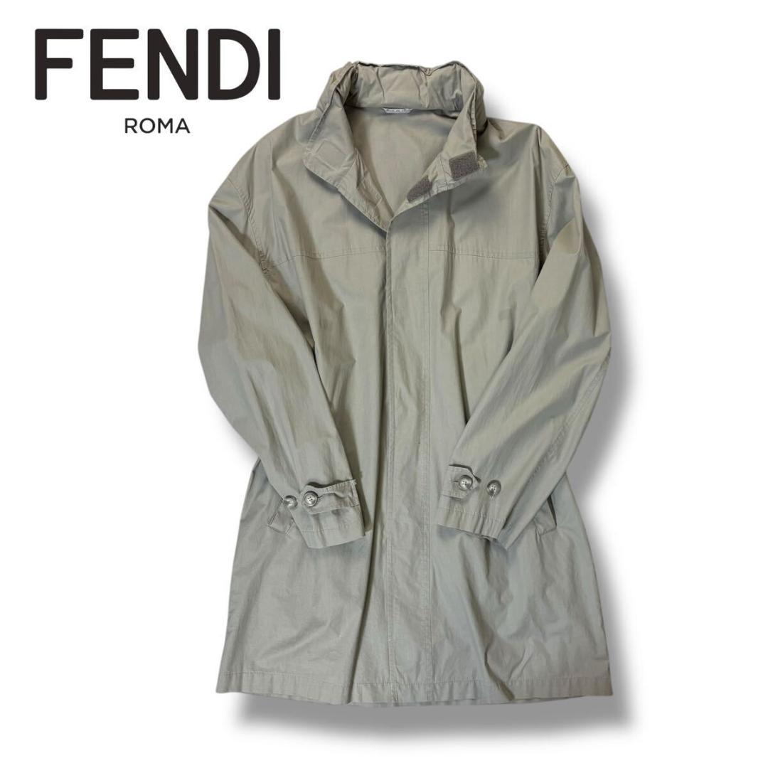 【美品】FENDI コットン コート ヴィンテージ 50イタリア製