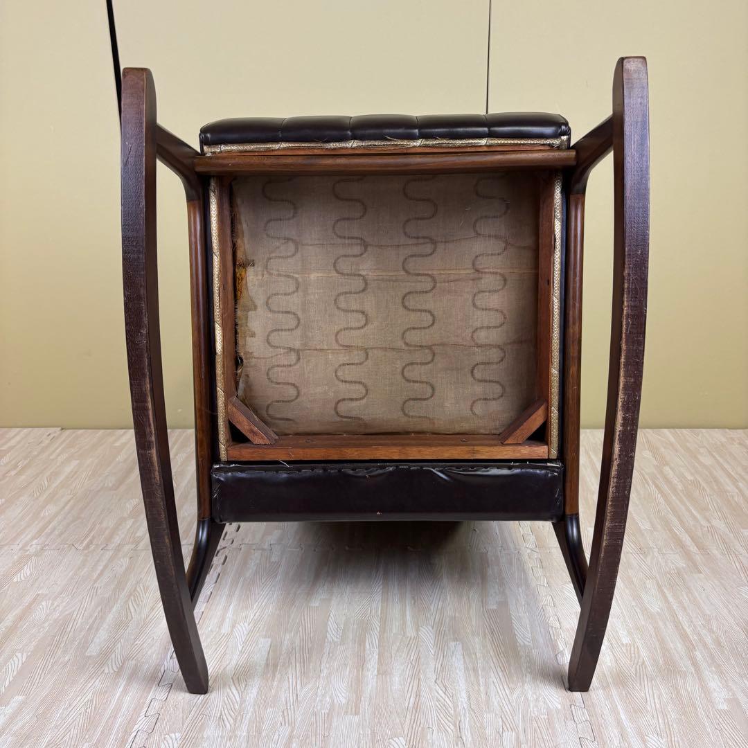 １人掛け　程度良好　ミッドセンチュリー　ヴィンテージ　レトロ　ロッキングチェア