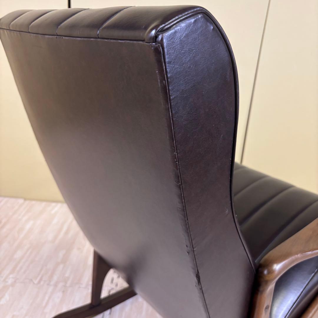 １人掛け　程度良好　ミッドセンチュリー　ヴィンテージ　レトロ　ロッキングチェア