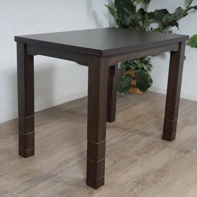 【新品】ダイニングこたつテーブル　高さ6段階調節　オールシーズン　アウトレット