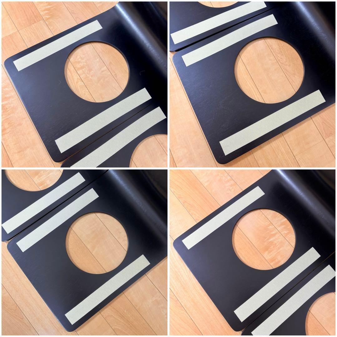 【未使用品】木製 曲げ木 和座椅子 座椅子 4脚セット和室 旅館