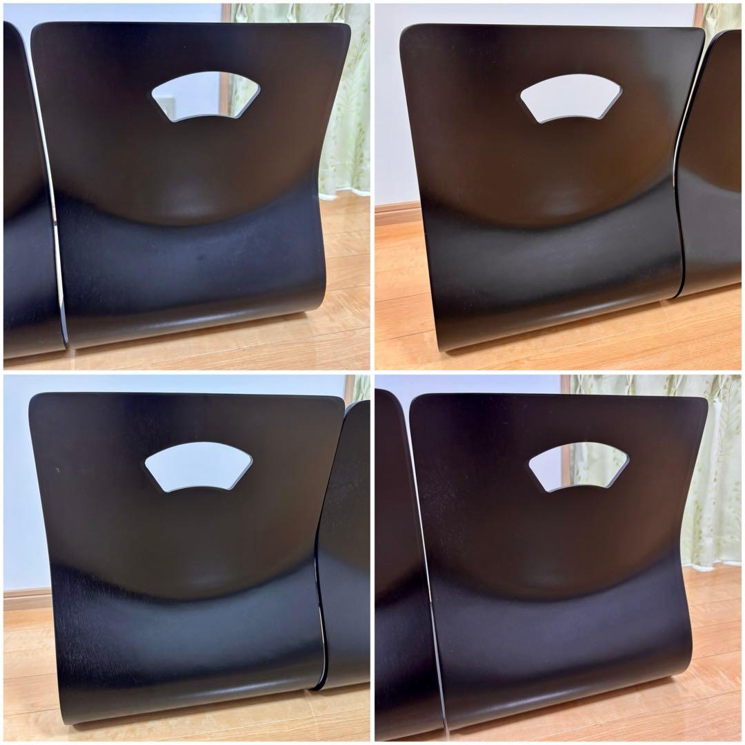 【未使用品】木製 曲げ木 和座椅子 座椅子 4脚セット和室 旅館