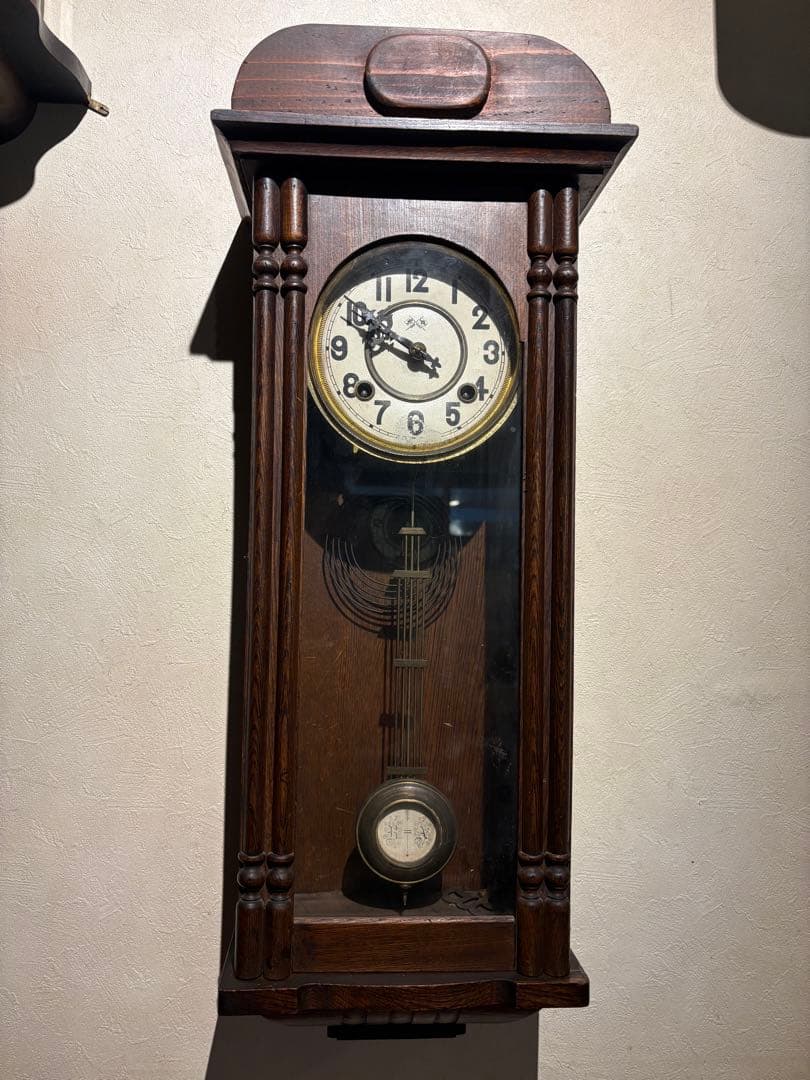 昭和レトロ　ゼンマイ式掛